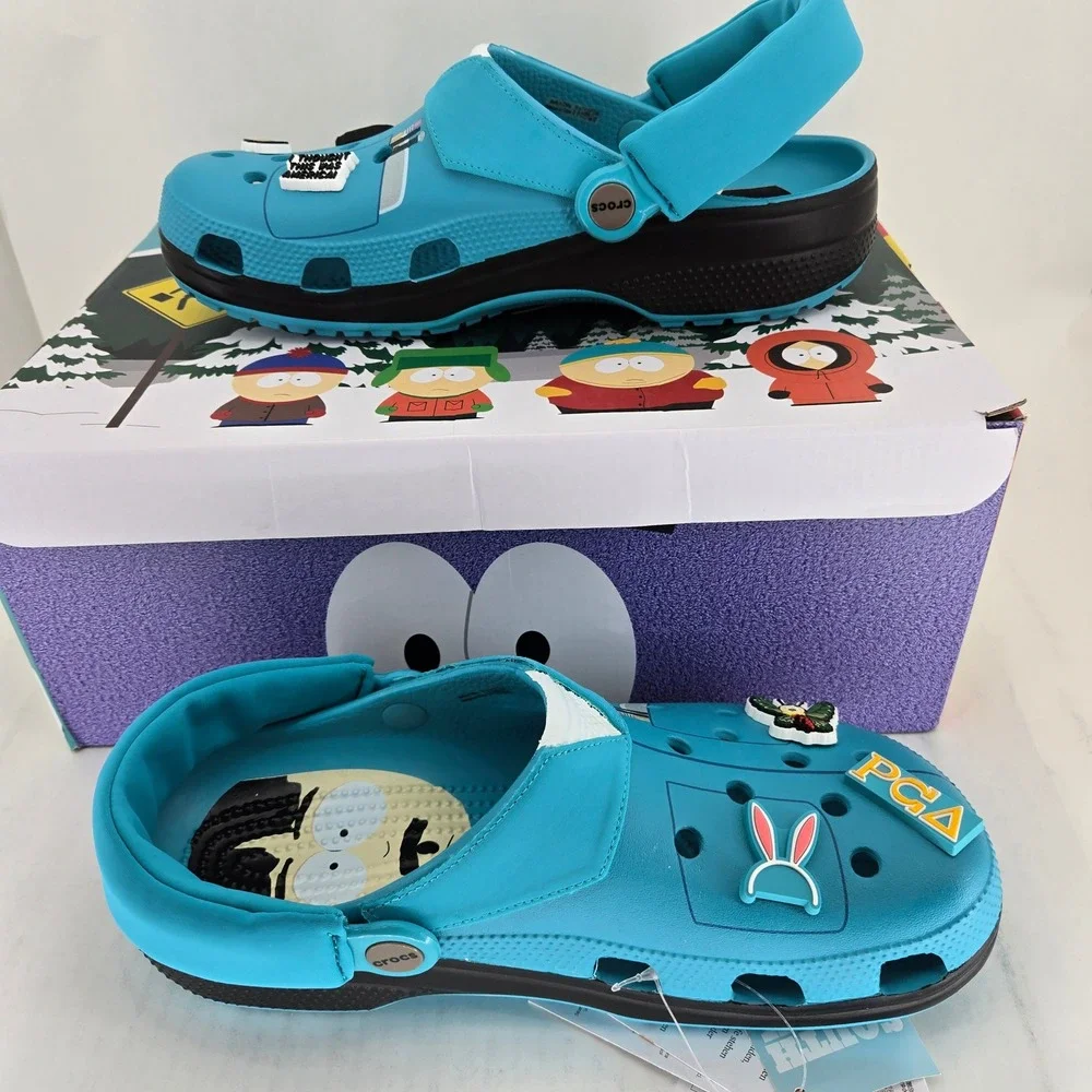 Crocs South Park Randy Marsh Clog 211502-90H Teal Mens 8 Womens 10 New NIB